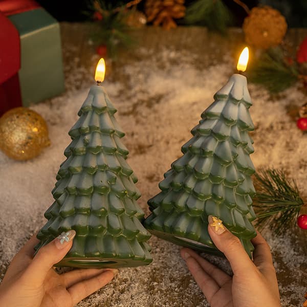 Julgransformade LED-ljus Green