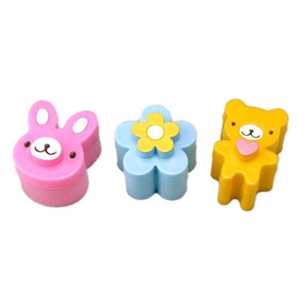 3 kpl voileipämuotti, keksimuotti, bento-valmistaja, panda F Multi-color One Size