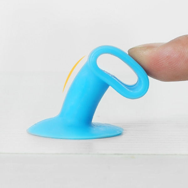 Sugkopp Typ Anti-kollision Dörrstoppare Silikondörr Hand A2