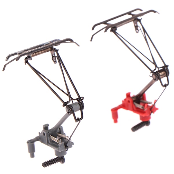 1:87 HO-skalatog Elektrisk trækkraftstrømaftager 1 STK DIY-tog Red