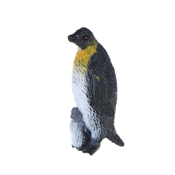 8 stk/sæt Plastic Ocean Animal Small Penguin Figur Model Legetøj 0