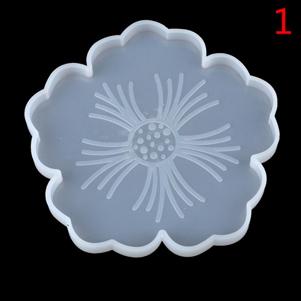 Sakura Tea Tray Coaster Form för gör-det-själv för epoxiharts M N1