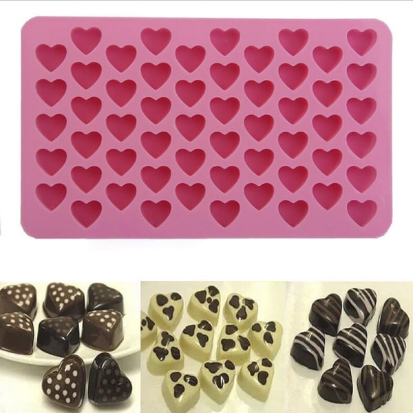 Silikonform Kjærlighet Hjerte Sjokoladekaker Bakeform Isbit