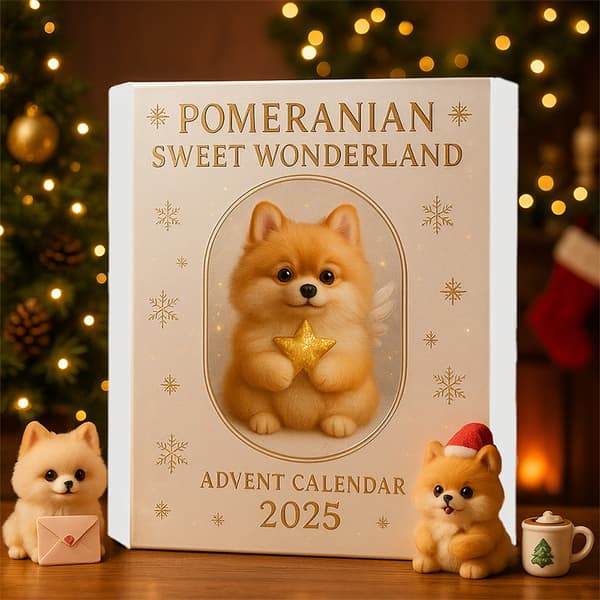 Pomeranian Makea Ihmemaa Joulukalenteri 2025 Multicolor