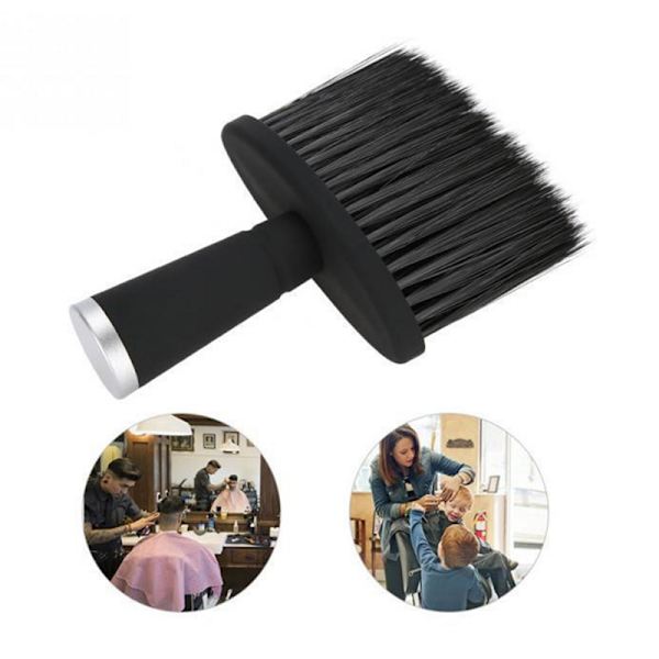 Soft Black Neck Face Duster Brushes Barber Hair Clean Hairbrush Black