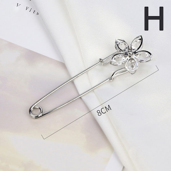 Vaatteet Rintaneulat Pearl Lapel Pin Neulemekko Rintakoru Housut Pi H