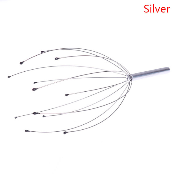 Hode Nakke Hodebunn Massasje Massasje Blekksprut nakke Massasje Utstyr Silver