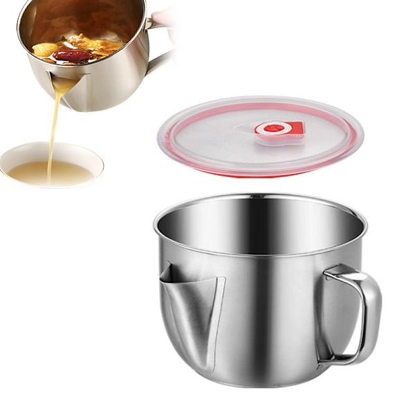 Fedtseparator med låg og dobbelt tuddesign B