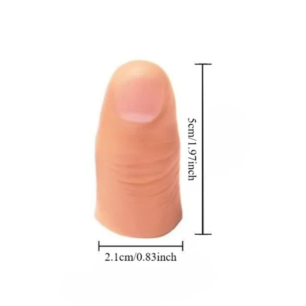 Finger Simuleringsprotese Brukket Finger Silikonhansker Mag A