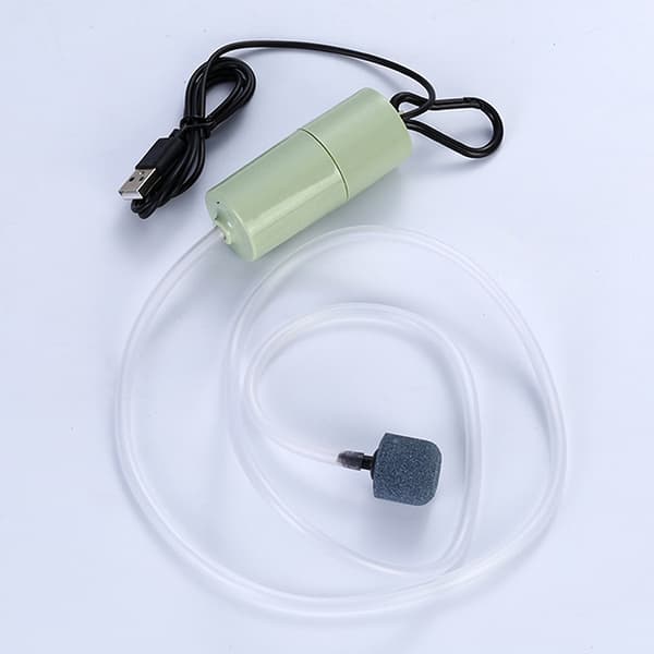 Akvarium syreluftpump Fish Tank USB Silent Air Compressor Ae Green