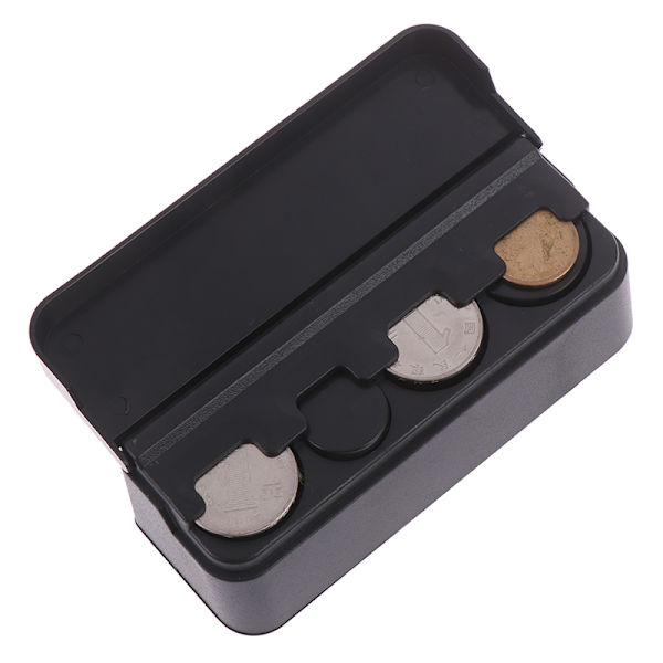Auton musta kolikkokotelo irtonainen vaihtosäilytyslaatikko Pieni case Black onesize
