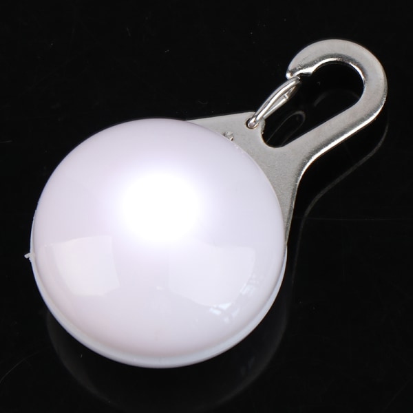 Clip-On Hundhalsband LED-lampor för vattentät säkerhetsnattwalki Clear 3 pcs