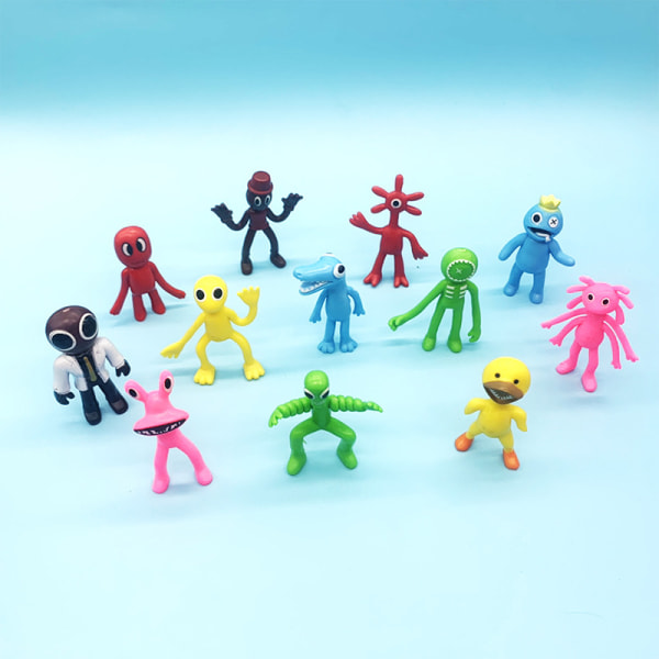 Rainbow Friends Figurleksak Tecknad Spelkaraktär Doll Kawaii M One Size