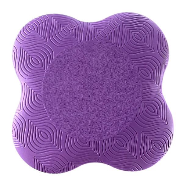 1 Pack Knäskydd Handled Anti-Slip Solid Color Protective Mat Yoga Purple