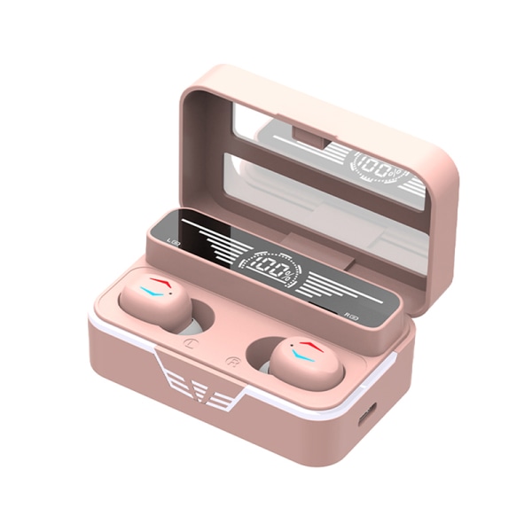 Langattomat nappikuulokkeet Bluetooth -kuulokkeet Pitkä akunkesto sta pink  4c61 | pink | Fyndiq