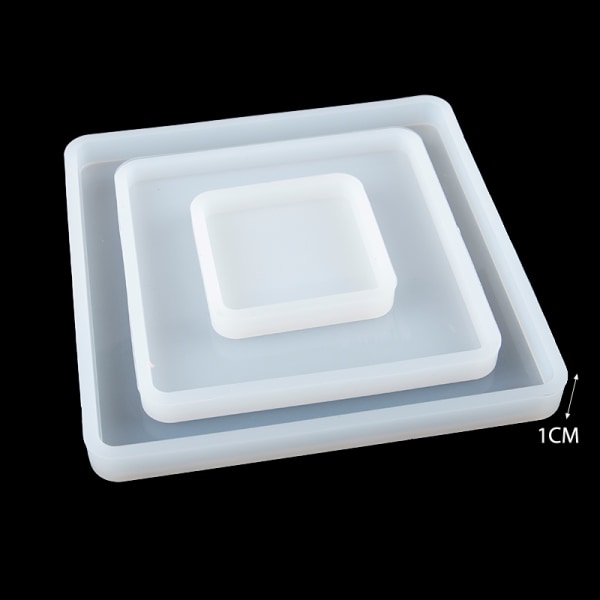 Fyrkantiga silikongjutningsepoxiformar för DIY- molds A1&A2&A3