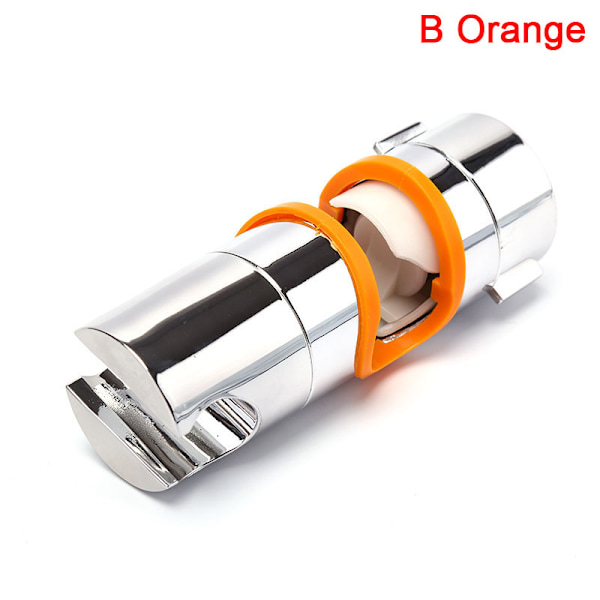 Justerbar brusehovedholder til skydestang Krom brusestang B（Orange）