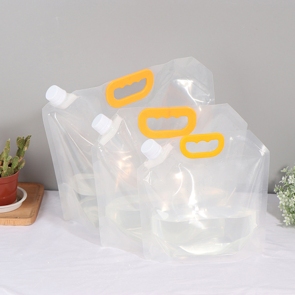 1,5/2,5/5L Stand-up Sikkerhedsdrik Emballage Taske Pouch Øl Juice 5L