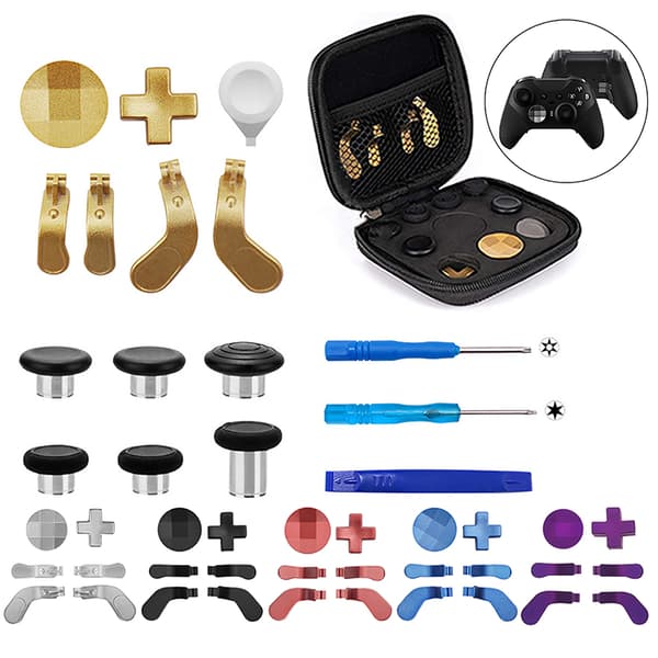 1 Sæt 2 Gen Keycap Game Controller Udskiftning af triggerknapper F G