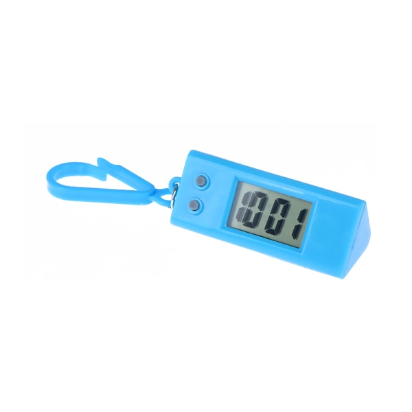 Mini elektroninen watch Unisex opiskelijakellon ripustusavain Blue