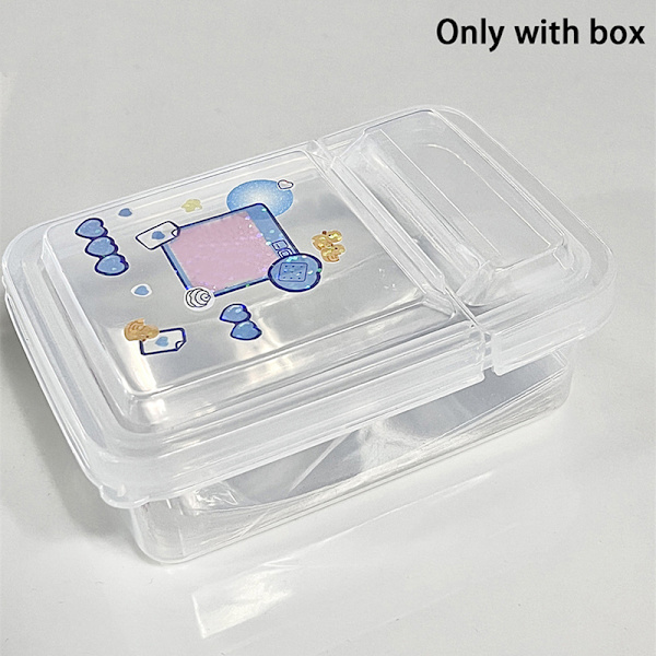 1 kpl Collection Container Case Muovinen läpinäkyvä säilytyslaatikko 10.5*6.8*4.2cm