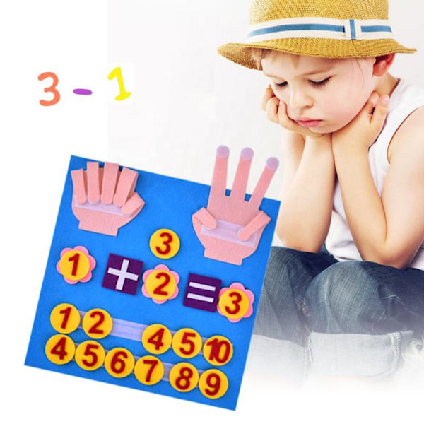 Kid Montessori Lelut Huopa Sormi Numerot Matematiikka Lasten laskenta