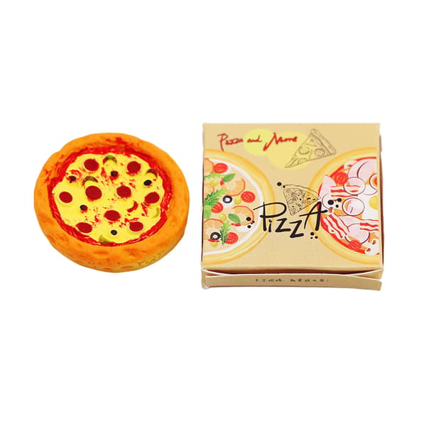 1Sæt 1:12 Dukkehus Miniature Pizza m/Pakkeboks Model Køkken one size