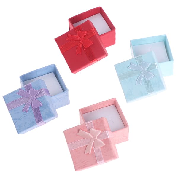 10st/ set Smycken Organizer Presentförpackning Halsband Örhängen Ring Pap Blue