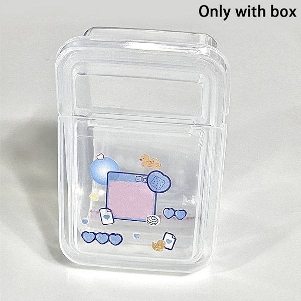 1 kpl Collection Container Case Muovinen läpinäkyvä säilytyslaatikko 10.5*6.8*4.2cm