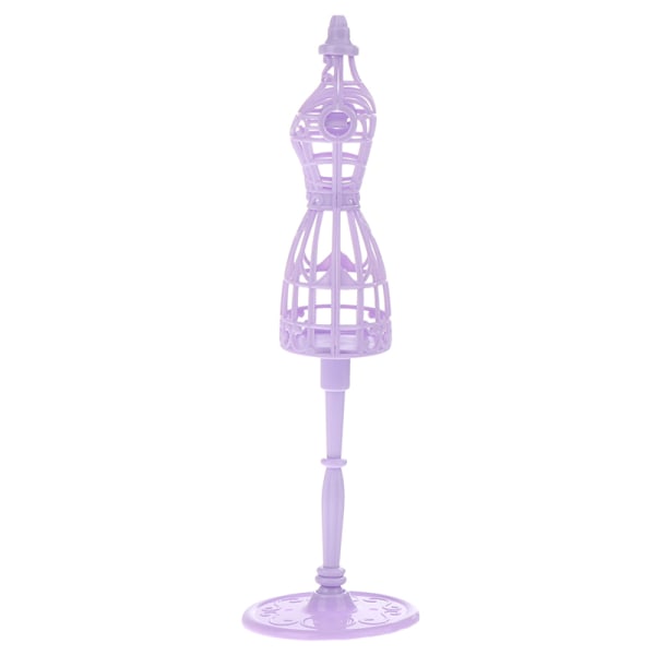 1st Display Skyltdocka Hållare Docka Display Hållare Klänning Kläder Purple