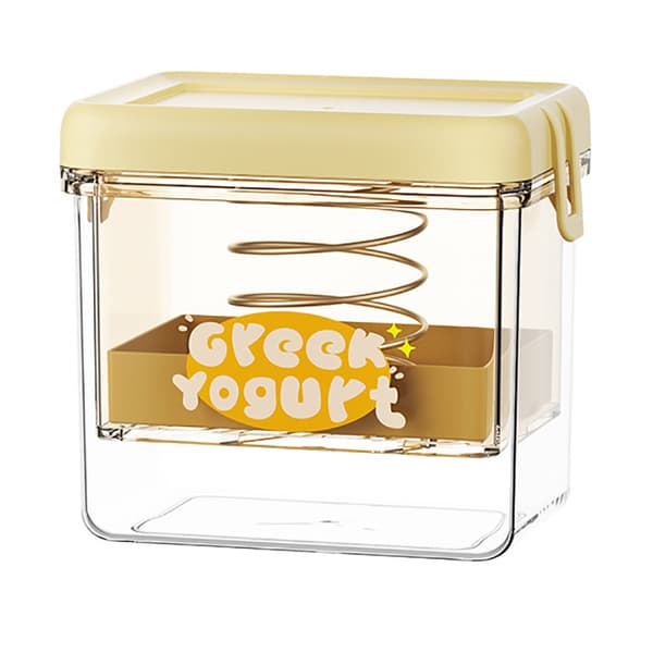 Yoghurt Si Milk Juice Filter Vaskbar Si Til Hjemmet K rectangle yellow