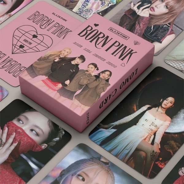 Kpop Jente Gruppekort Fotoalbum Fotokort Bokmerker K-pop Fan Multicolor