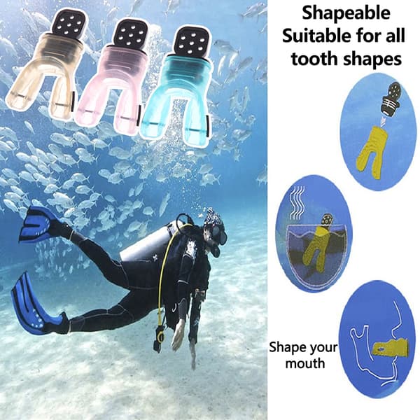 Snorkel Dykkermunnstykke Scuba Formbart Bitt Munnstykke Regula A12