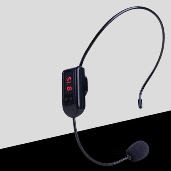 FM trådlös mikrofon Headset Megafon Radio Mic för Loudspea as the picture Onesize