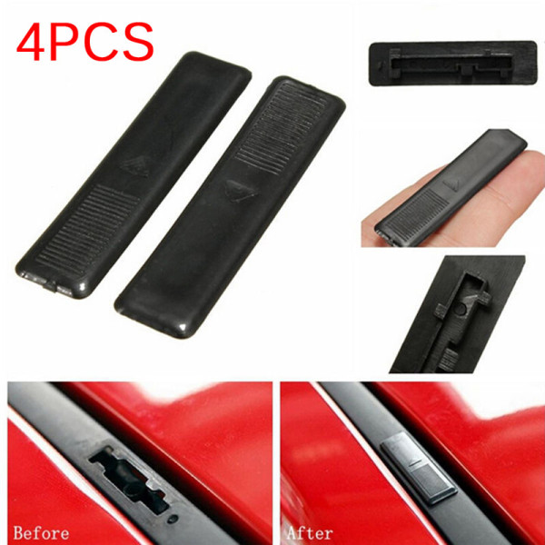 4st utbytes takräcke cover för Mazda 2 Black