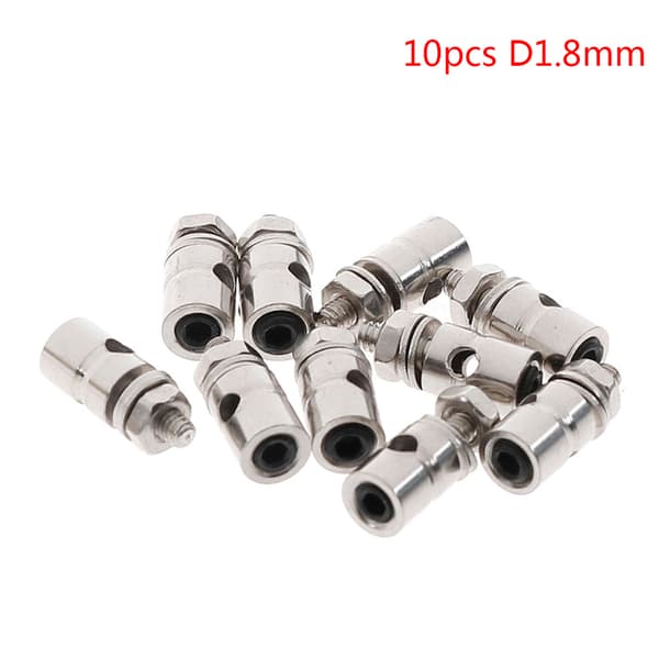 10 stk RC flybåd skubbestang forbindelsesprop Servo-stik 10pcs D1.8mm