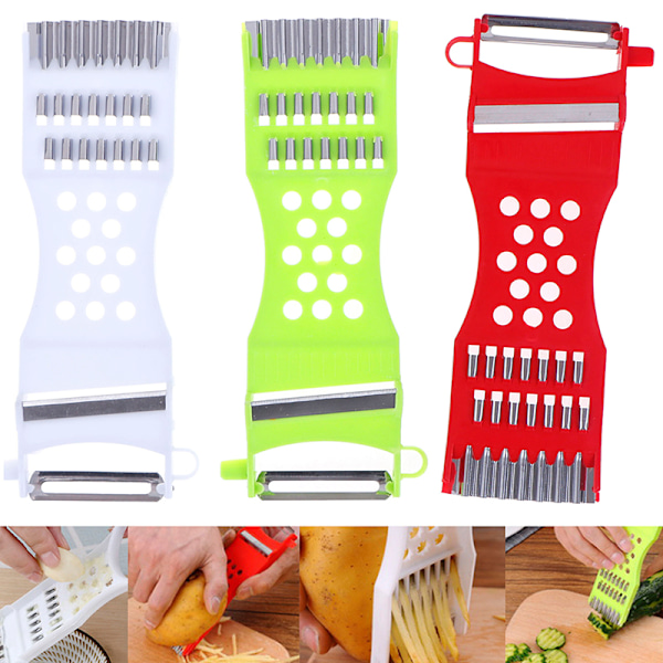 Multifunktionsköksprylar Grönsaksfrukt er Parer Julienne Red