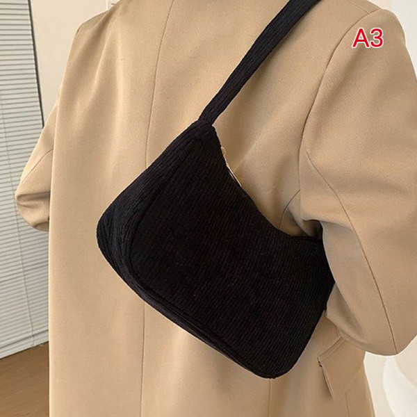 2023 Fashion Damehåndtasker Fløjlsunderarmstaske Casual Wome A3