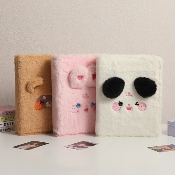 A5 Binder Photocard Holder Kawaii Plush Photo Album Kpop Idol P Only cover-S4