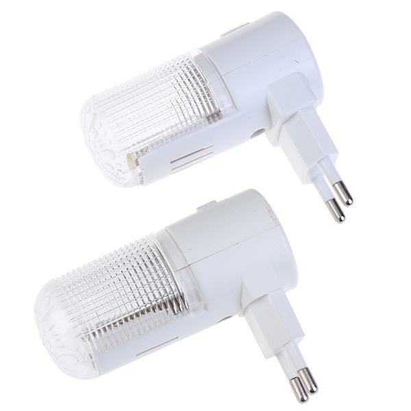 2st Nödljus Vägglampa Hembelysning LED Nattljus EU White one size