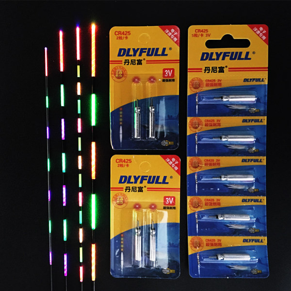 10 kpl CR425 paristoa kalastus sähköinen kelluke 3V yövalo valaistu 10pcs