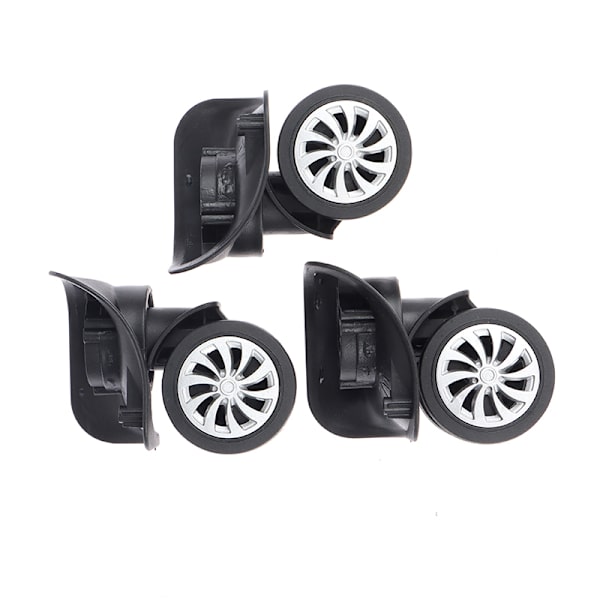 4 Stk Kuffert Bagage Universal 360 graders drejelige hjul Trolle one size