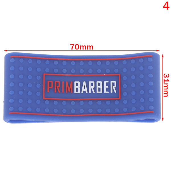 1 kpl Liukumaton parturi Clipper Grip Bands Sleeve Hiustenleikkuri Hold Blue 70*31mm
