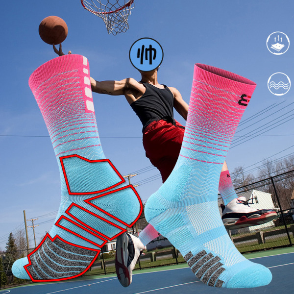 Halkskyddande fotbollsstrumpor Herr Dam Halkfri fotboll Basket T A7