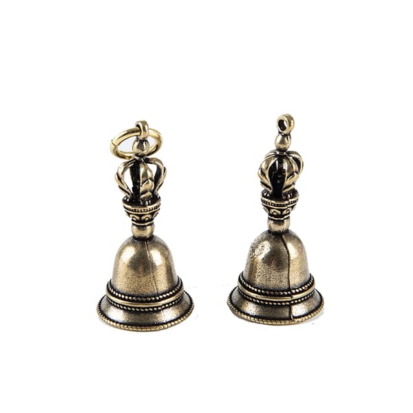 Messing Håndværk Bell Key Car Wind Bell Tibetansk Bell Gift Home D A