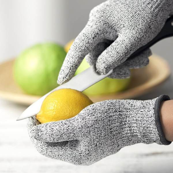 HPPE Level 5 Säkerhetshandskar Höghållfast industrikök Gard Grey M