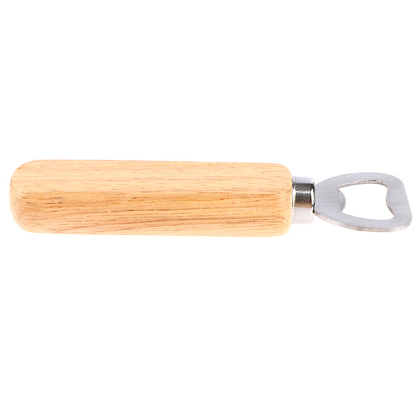 Flaskeåbner Home Ølhætte Trædæksel Træflaskeåbner 2 pcs