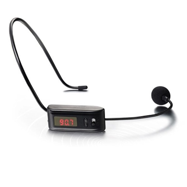 FM trådlös mikrofon Headset Megafon Radio Mic för Loudspea as the picture Onesize