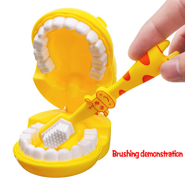 4kpl Kids Pretend Play Toy Dentist Check Model Set Educational one size