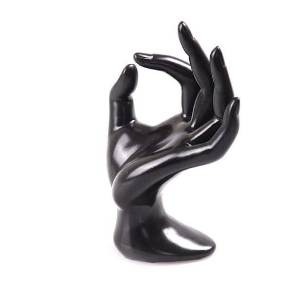 Skyltdocka OK Hand Finger Smycken Handske Ring Armband Display